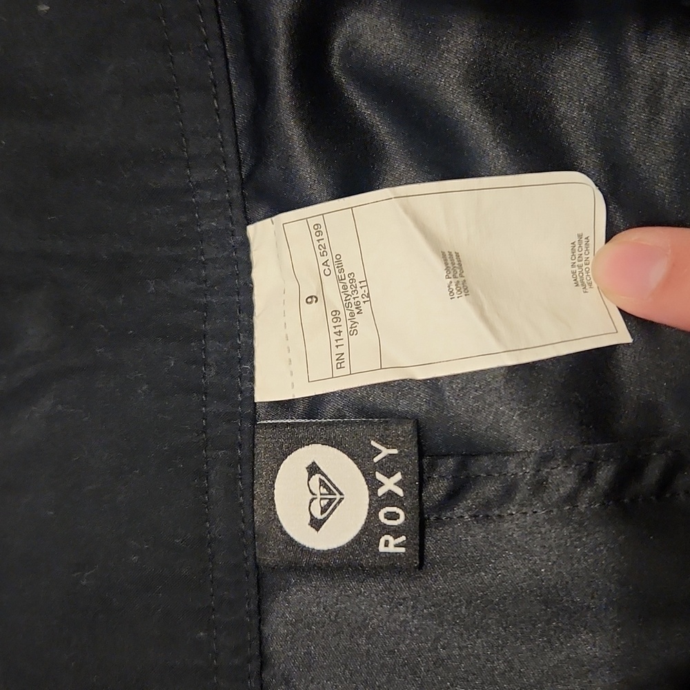 Roxy Black Swim/Board Shorts Size 9 - Picture 4 of 7